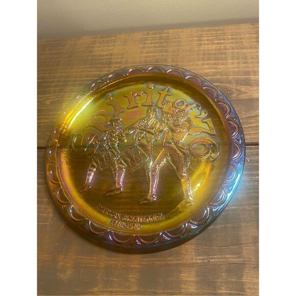 Spirit Of '76 Indiana Glass American Bicentennial 1776-1976 Revelutionary War - Picture 1 of 4